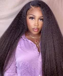 Mink Kinky Straight 100% Human Hair Wig