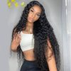 Cambodian Wavy Raw Hair 13x4 Transparent Lace Frontal Wig