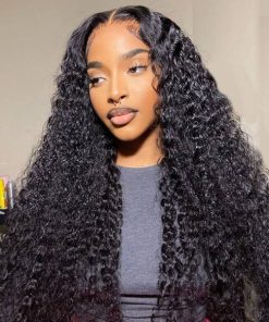 Indian Curly Raw Hair 5x5 HD Lace Closure Wig